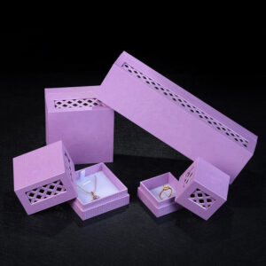 Wholesale Customized Package Hollow Jewelry Box Kraft Paper Gift Box