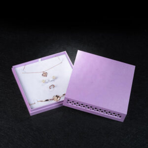 Wholesale Customized Package Hollow Jewelry Box Kraft Paper Gift Box