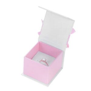 Wholesale Customized Package Jewelry Paper Box Magnetic Ribbon Box