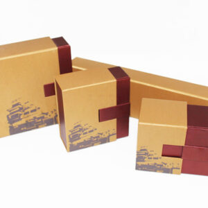 Wholesale Customized Package Jewelry Double Box Kraft Paper