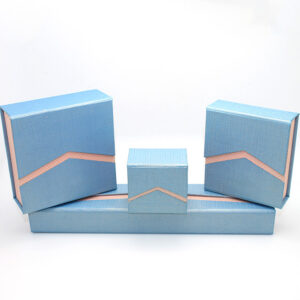 Wholesale Customized Package Printing Paper Jewelry Box Magnetic Closure Box