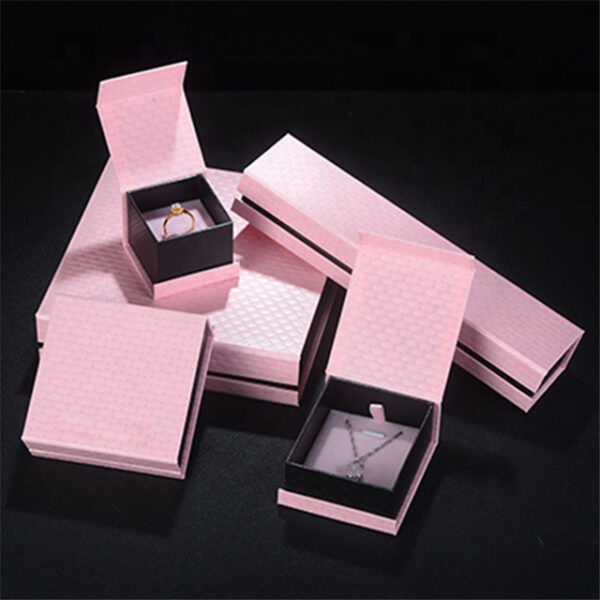 Wholesale Customized Package Printing Paper Jewelry Box Magnetic Closure Box