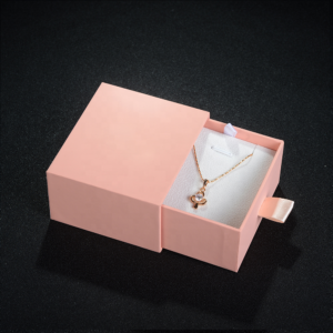 Wholesale Customized Package Jewelry Box Kraft Paper Gift Box Sliding Drawer Box