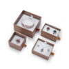 Wholesale Customized Package Jewelry Box Kraft Paper Gift Box Sliding Drawer Box