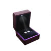 Wholesale Customized Package Luxury Jewelry Lacquer LED Light Earring Box