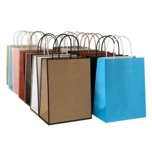 eco-friendly paper cord handle jewelry gift paper bag shopping kraft paper bag