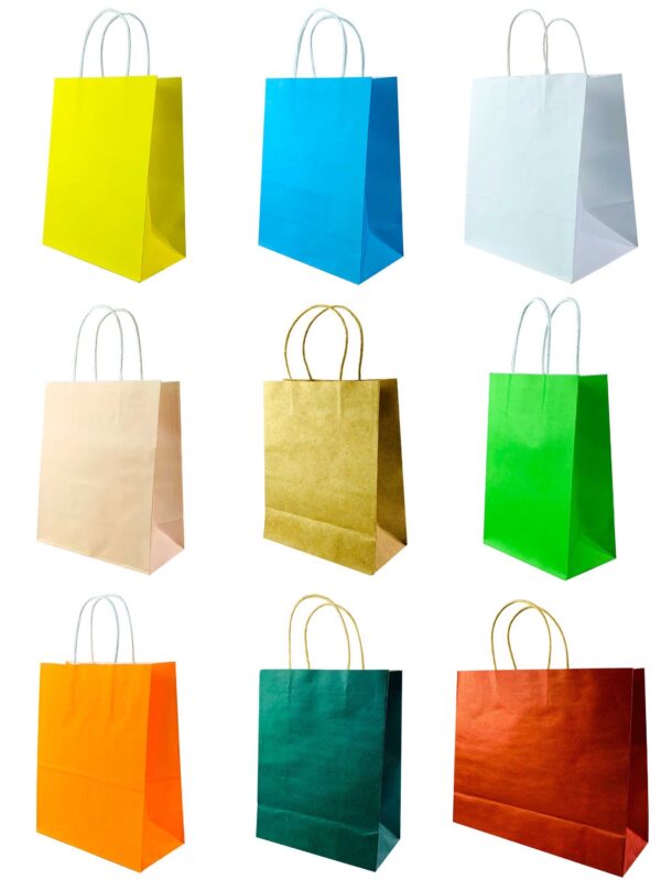 eco-friendly jewelry gift paper bag shopping kraft bag