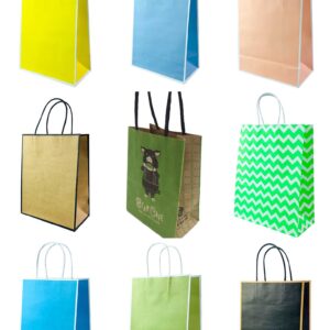 eco-friendly jewelry gift paper bag shopping cute kraft paper bag