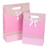 eco-friendly jewelry gift paper bag shopping cute art paper bag die cut handle