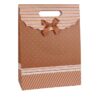 eco-friendly jewelry gift paper bag shopping cute art paper bag die cut handle