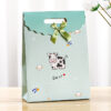 eco-friendly jewelry gift paper bag shopping cute art paper bag die cut handle