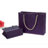 eco-friendly jewelry gift paper bag shopping luxury paper bag PP handle