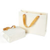 eco-friendly jewelry gift paper bag shopping luxury paper bag ribbon handle