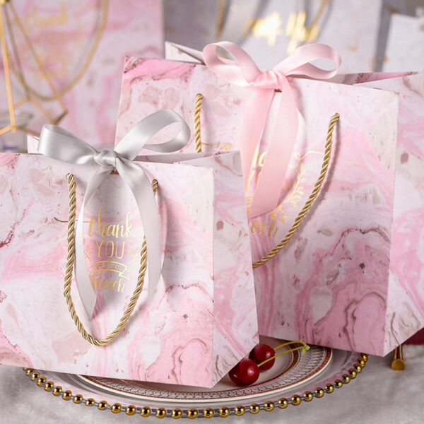 eco-friendly jewelry gift paper bag shopping luxury paper bag PP handle