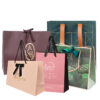 eco-friendly jewelry gift paper bag shopping luxury paper bag PP handle