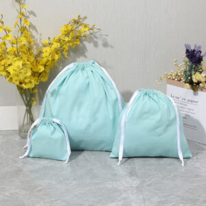 cotton dust bag dust pouch women bag cloth pouch drawstring bag hangbag pouch