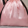 satin waxed rope dust bag dust pouch women bag silk cloth pouch belt bag