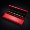 leather paper plastic red jewelry box for ring bangle pendant bracelet