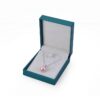 blue leather paper claimond veins plastic jewelry box for ring bangle pendant bracelet necklace