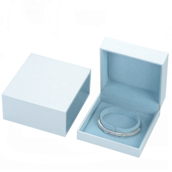 light blue drawer box plastic jewelry box for ring bangle pendant bracelet necklace watch