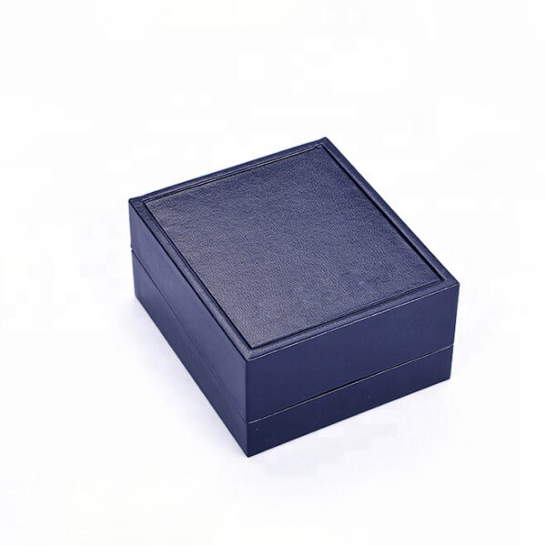 leather paper plastic bevel jewelry box for ring bangle pendant bracelet necklace