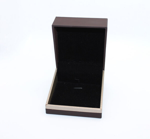 leather paper plastic bevel jewelry box for ring bangle pendant bracelet necklace