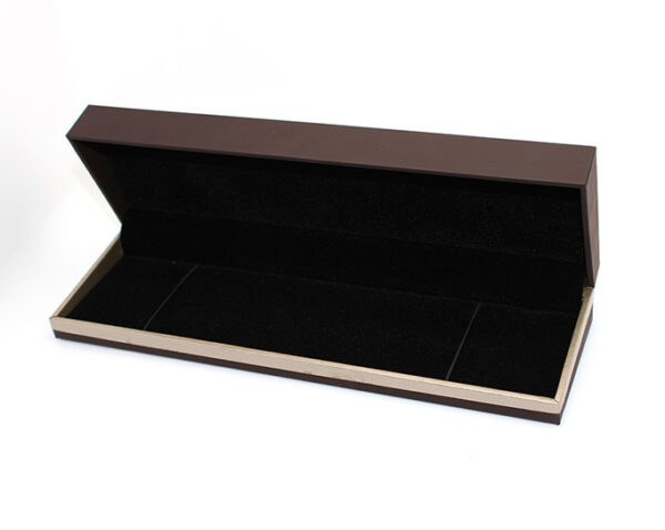 leather paper plastic bevel jewelry box for ring bangle pendant bracelet necklace