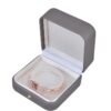 leather paper plastic rounded angle jewelry box for ring bangle pendant bracelet necklace