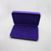 velvet plastic rounded angle jewelry box for ring bangle pendant bracelet necklace