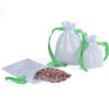 ribbon drawstring rope cottton jewelry pouch gift packaging