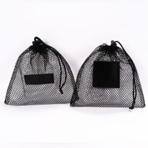 nylon drawstring rope cotton mesh jewelry pouch gift packaging