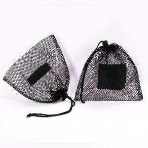 nylon drawstring rope cotton mesh jewelry pouch gift packaging