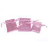 ribbon drawstring rope satin jewelry pouch silk bag gift packaging