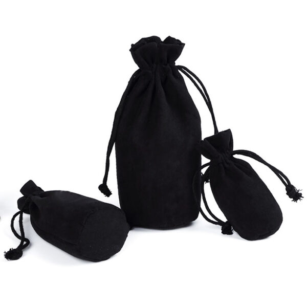 drawstring rope velvet jewelry pouch gift packaging